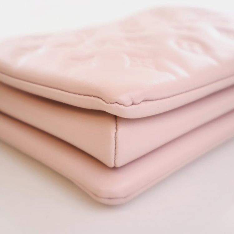 Pre Owned Louis Vuitton Coussin PM Monogram Embossed Lambskin Leather Shoulder Bag