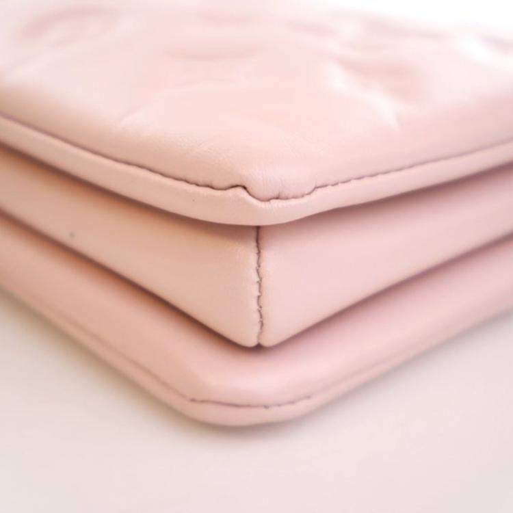 Pre Owned Louis Vuitton Coussin PM Monogram Embossed Lambskin Leather Shoulder Bag