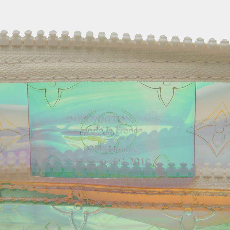 Pre Owned Louis Vuitton Monogram Prism Keepall Bandouliere 50 Multicolor PVC Coated Canvas Duffel Bag