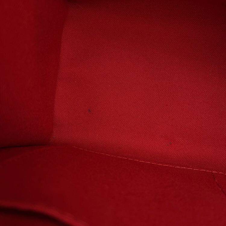 Pre Owned Louis Vuitton On-The-Go PM Brown Beige Monogram Reverse Giant Canvas Tote Bag