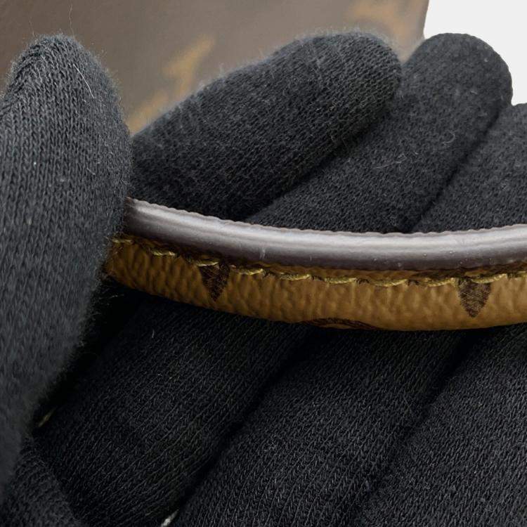 Pre Owned Louis Vuitton On-The-Go PM Brown Beige Monogram Reverse Giant Canvas Tote Bag