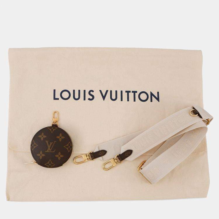 Pre Owned Louis Vuitton On-The-Go PM Brown Beige Monogram Reverse Giant Canvas Tote Bag