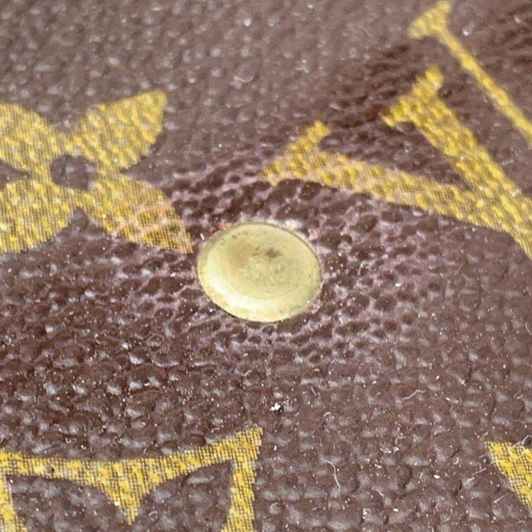 Pre Owned Louis Vuitton Monogram Visten Trunk 70 Brown Monogram Canvas Travel Bag