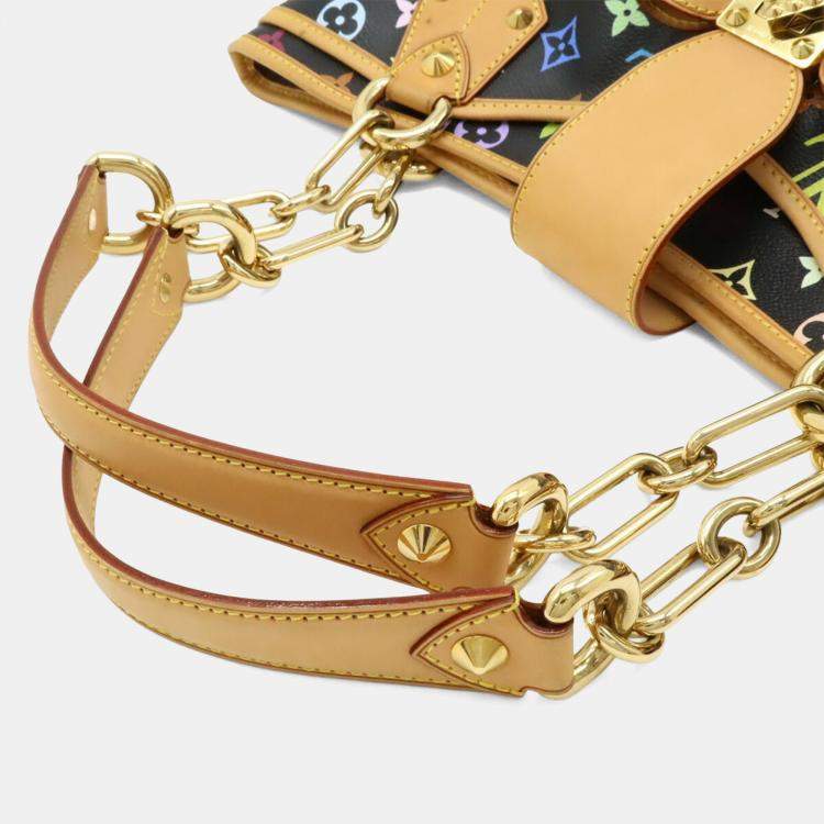 مملوكة مسبقًا Louis Vuitton Annie GM Black Monogram Multicolore Canvas Tote Bag