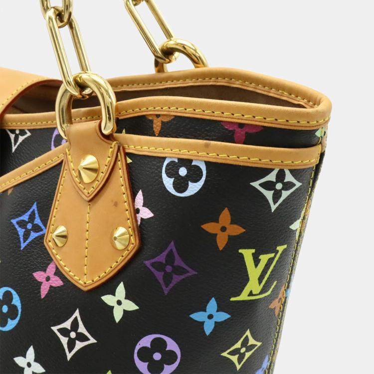 مملوكة مسبقًا Louis Vuitton Annie GM Black Monogram Multicolore Canvas Tote Bag