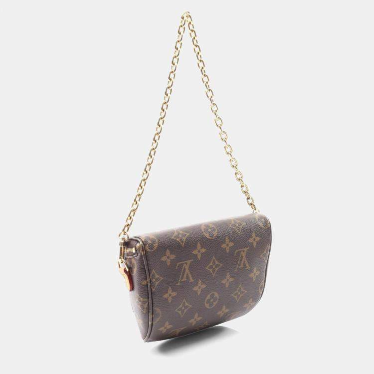 Pre Owned Louis Vuitton Monogram Mini Brown Coated Canvas and Leather Bum Bag