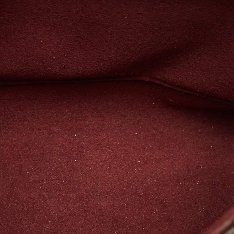 Pre Owned Louis Vuitton Bordeaux Monogram Canvas Saint Placide Bag