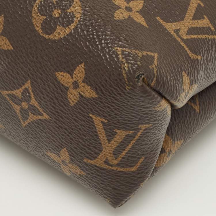 Pre Owned Louis Vuitton Bordeaux Monogram Canvas Saint Placide Bag