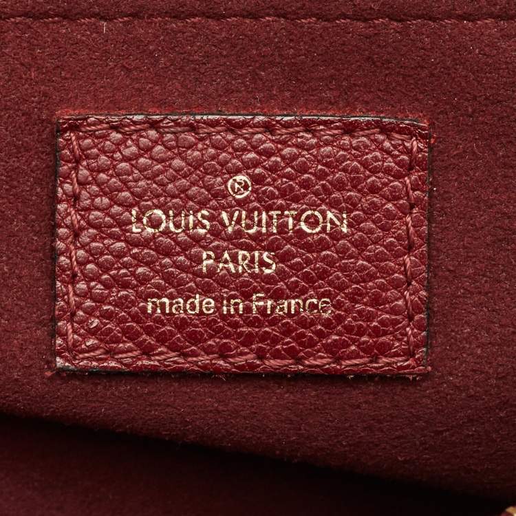 Pre Owned Louis Vuitton Bordeaux Monogram Canvas Saint Placide Bag