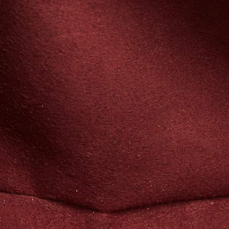 Pre Owned Louis Vuitton Bordeaux Monogram Canvas Saint Placide Bag