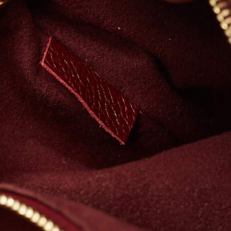 Pre Owned Louis Vuitton Bordeaux Monogram Canvas Saint Placide Bag