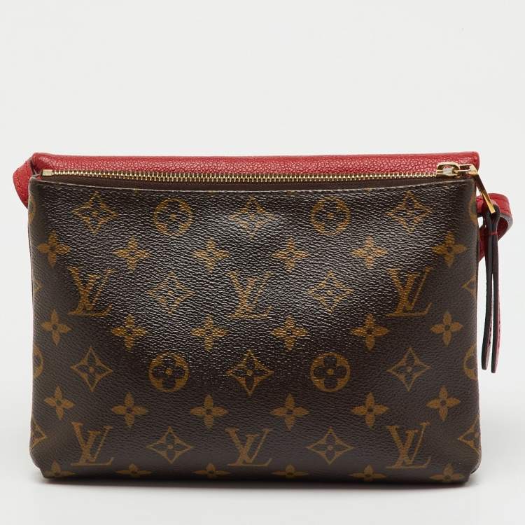 Pre Owned Louis Vuitton Cerise Monogram Canvas Twice Bag