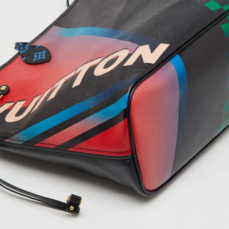 Pre Owned حقيبة لوي فيتون نيفرفل "إم إم" داميه كانفاس إصدار محدود سباق