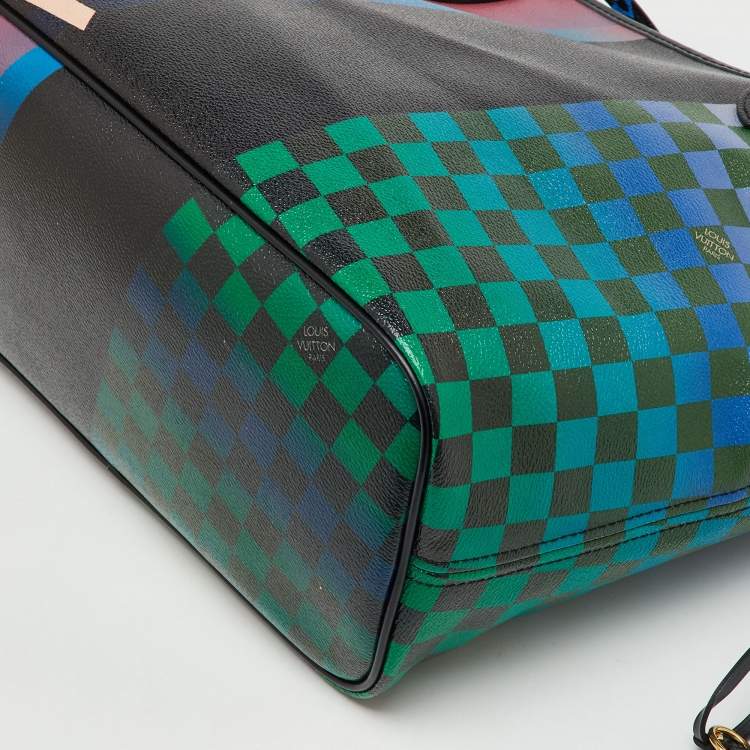 Pre Owned حقيبة لوي فيتون نيفرفل "إم إم" داميه كانفاس إصدار محدود سباق