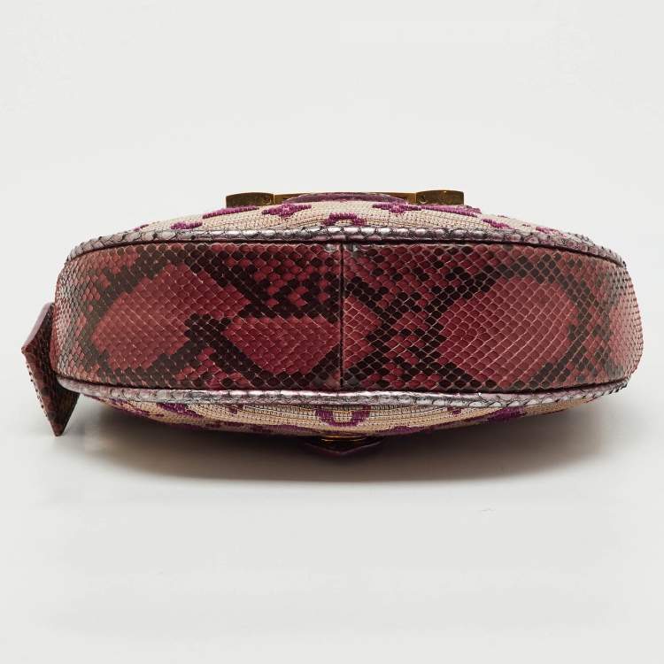 Pre Owned Louis Vuitton Python Monogram Empire Ponant Bag