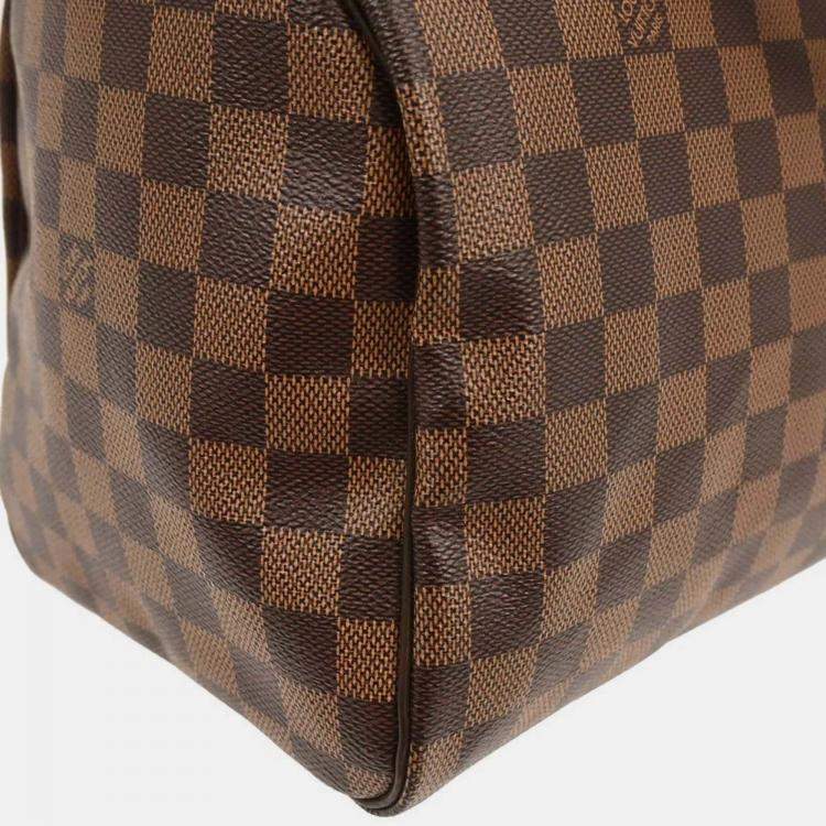 Pre Owned Louis Vuitton Damier Speedy 30 Canvas Top Handle Bag