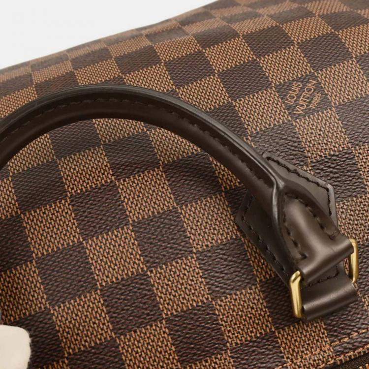 Pre Owned Louis Vuitton Damier Speedy 30 Canvas Top Handle Bag