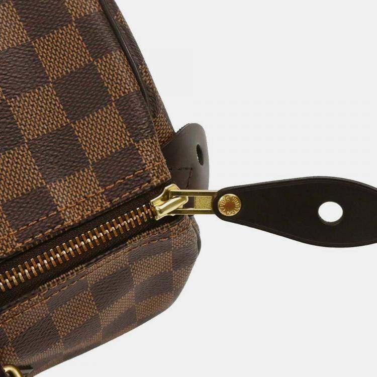 Pre Owned Louis Vuitton Damier Speedy 30 Canvas Top Handle Bag