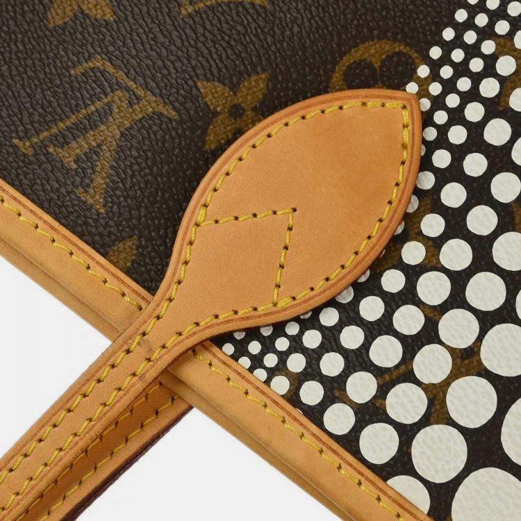 Pre Owned Louis Vuitton Neverfull Monogram Waves MM Brown Monogram Canvas Tote Bag