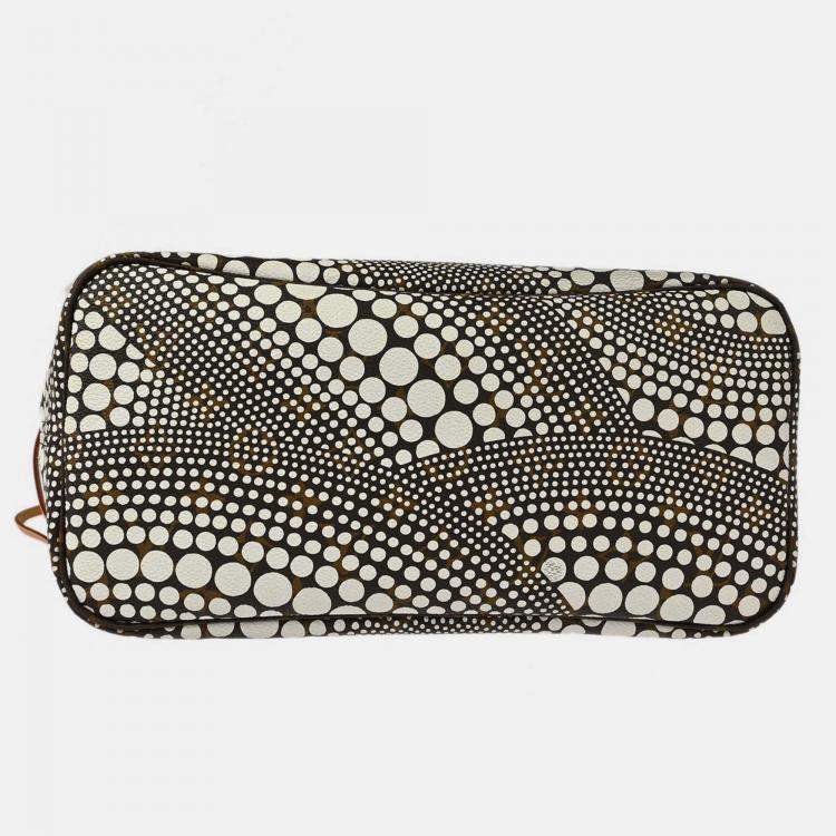 Pre Owned Louis Vuitton Neverfull Monogram Waves MM Brown Monogram Canvas Tote Bag