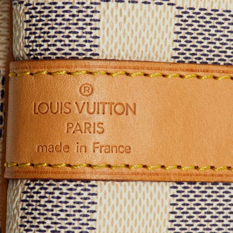 Pre Owned Louis Vuitton Damier Azur Canvas Keepall Bandoulière 55 Bag