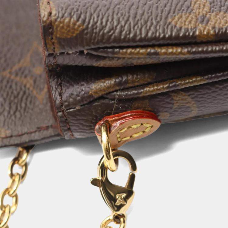 Pre Owned Louis Vuitton Metis Brown Monogram Canvas Shoulder Bag