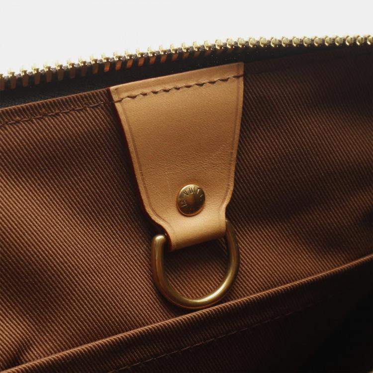 Pre Owned Louis Vuitton Speedy Bandouliere 40 Green Damier Pop Canvas Duffle Bag