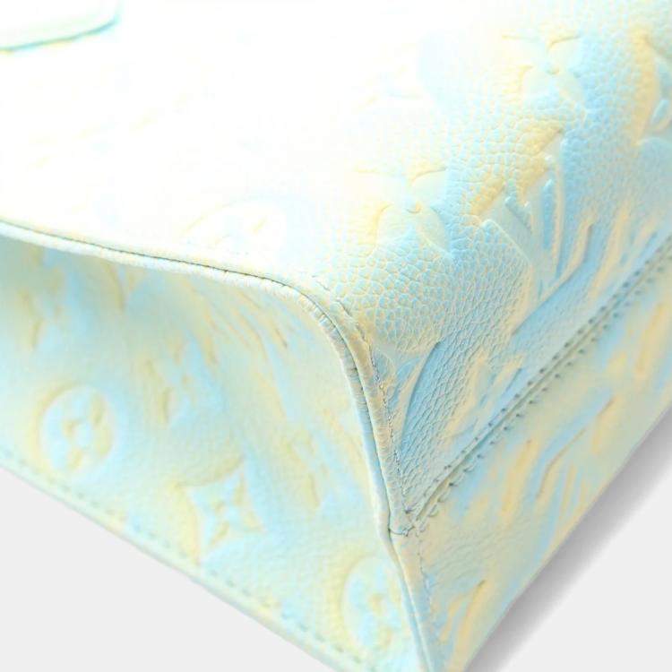 Pre Owned Louis Vuitton OnTheGo PM Stardust Monogram Empreinte Leather Tote Bag