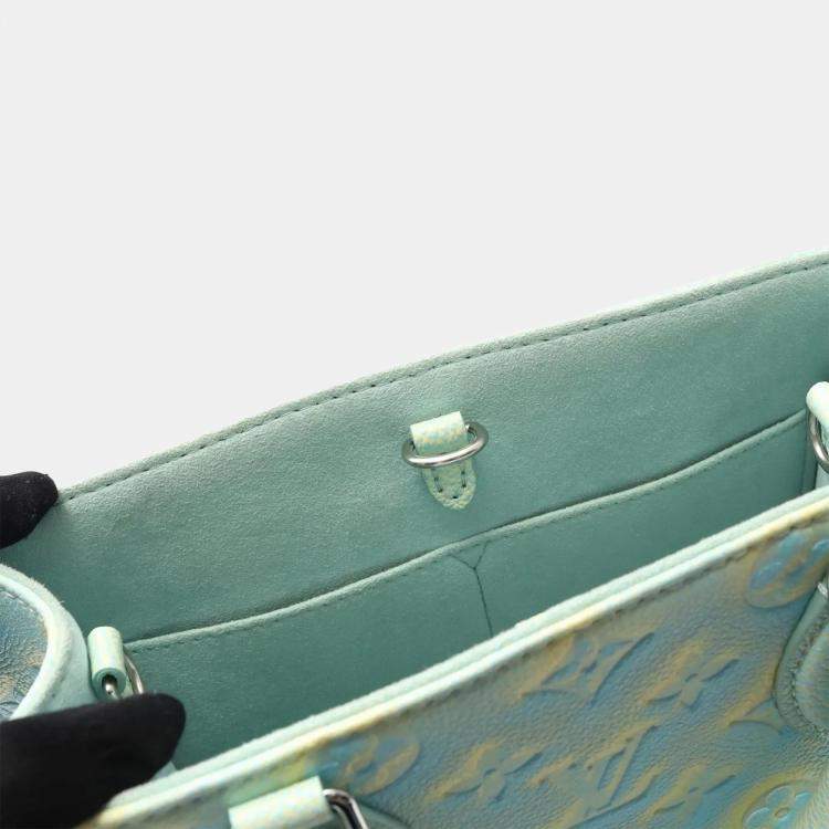 Pre Owned Louis Vuitton OnTheGo PM Stardust Monogram Empreinte Leather Tote Bag