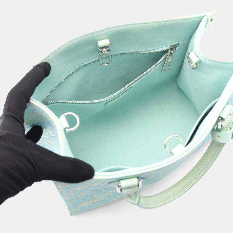 Pre Owned Louis Vuitton OnTheGo PM Stardust Monogram Empreinte Leather Tote Bag