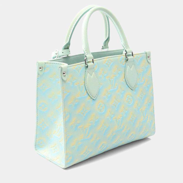 Pre Owned Louis Vuitton OnTheGo PM Stardust Monogram Empreinte Leather Tote Bag