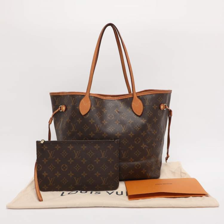 Pre Owned Louis Vuitton Monogram Canvas Neverfull MM NM Bag