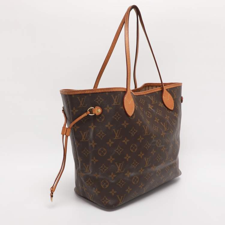Pre Owned Louis Vuitton Monogram Canvas Neverfull MM NM Bag