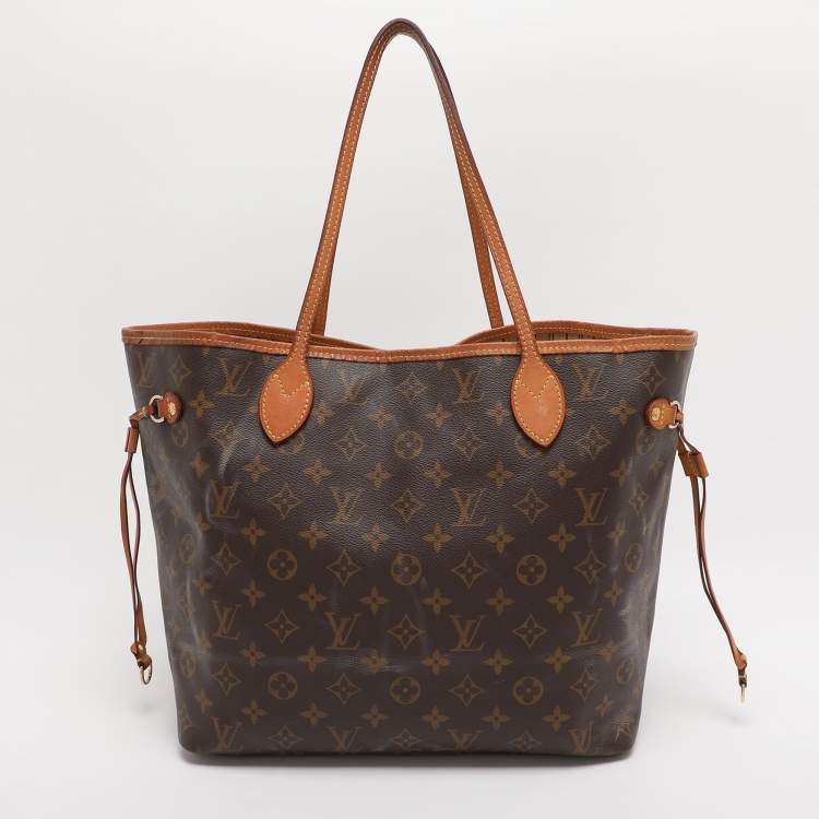 Pre Owned Louis Vuitton Monogram Canvas Neverfull MM NM Bag