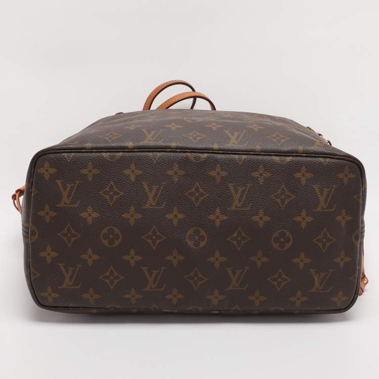 Pre Owned Louis Vuitton Monogram Canvas Neverfull MM NM Bag