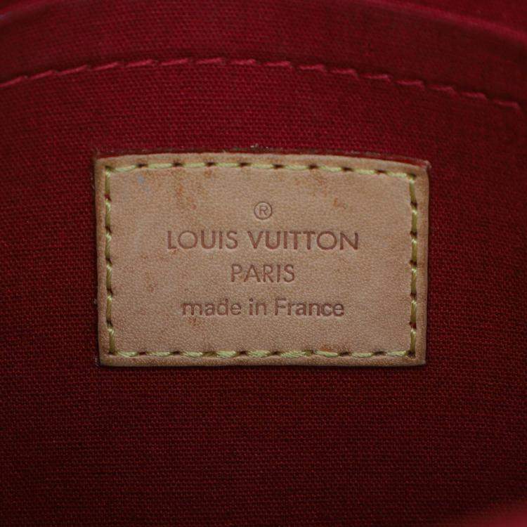 Pre Owned Louis Vuitton Bellflower PM Monogram Vernis Leather Crossbody Bag