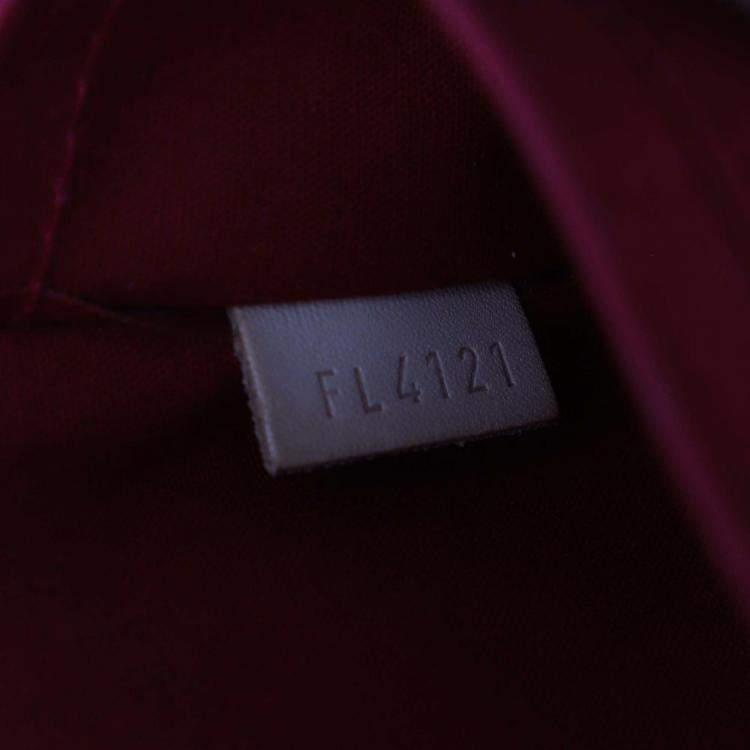 Pre Owned Louis Vuitton Bellflower PM Monogram Vernis Leather Crossbody Bag