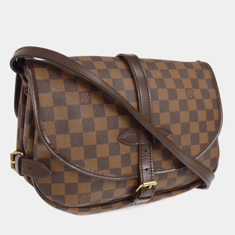 Pre Owned Louis Vuitton Damier Saumur 30 Canvas Messenger Bag