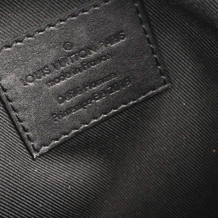 Pre Owned Louis Vuitton Monogram Solar Ray Soft Trunk Black Orange Monogram Canvas Shoulder Bag