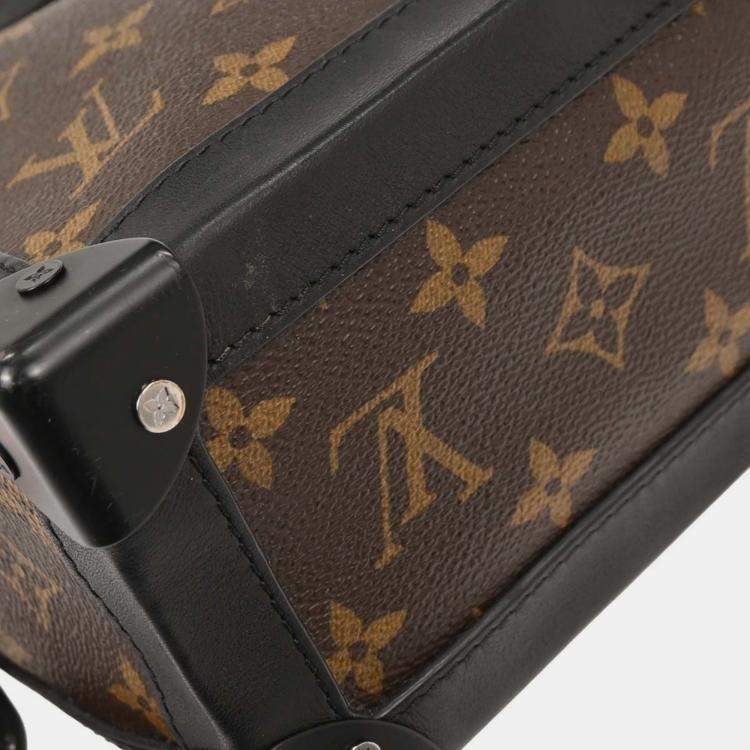 Pre Owned Louis Vuitton Monogram Solar Ray Soft Trunk Black Orange Monogram Canvas Shoulder Bag