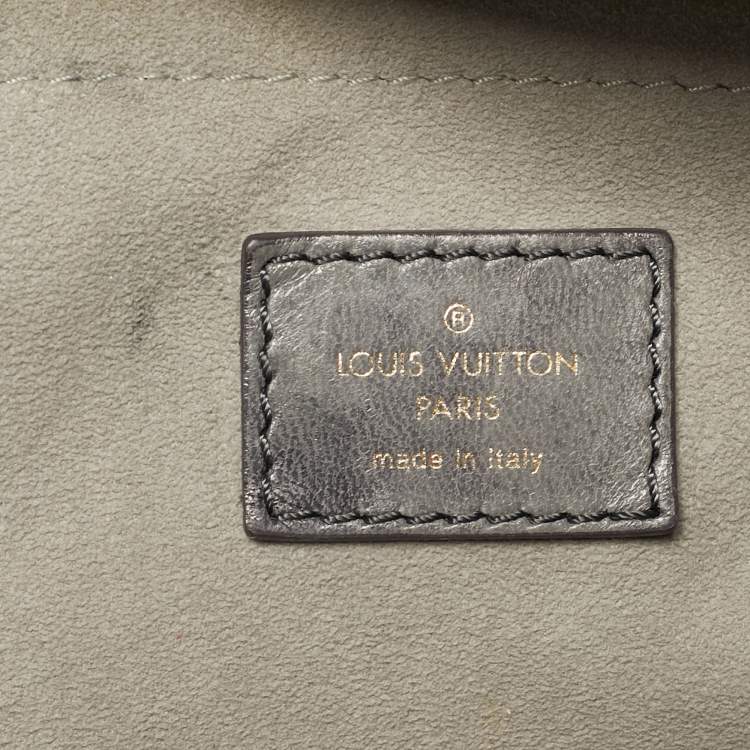 Pre Owned Louis Vuitton Anthracite Monogram Leather Olympe Nimbus GM Bag