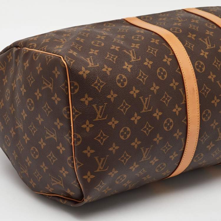 Pre Owned Louis Vuitton Monogram Canvas Keepall 55 Bag