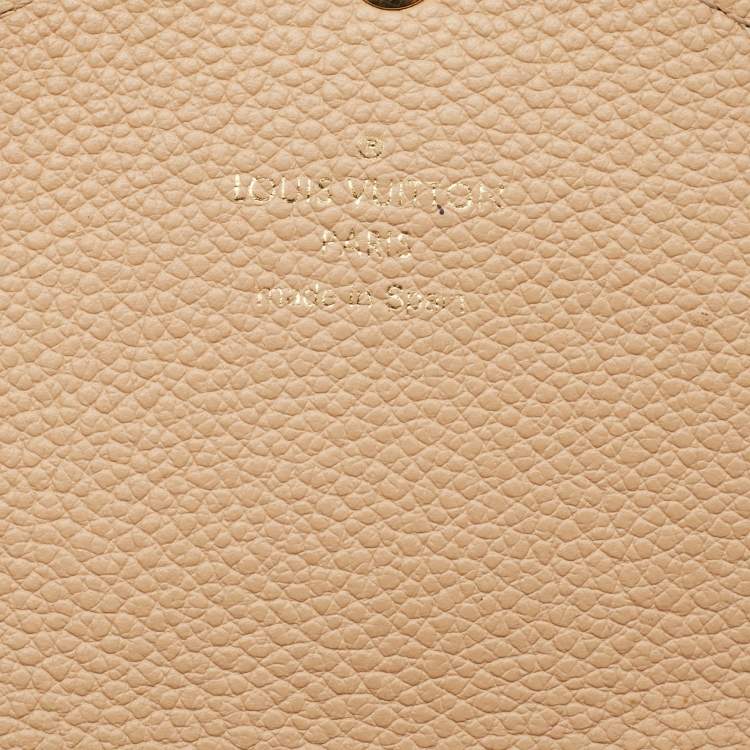 Pre Owned Louis Vuitton Black Empreinte Leather Josephine Wallet