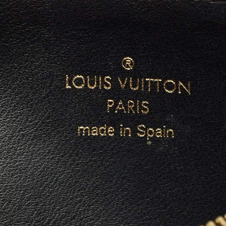 Pre Owned Louis Vuitton Black Empreinte Leather Josephine Wallet