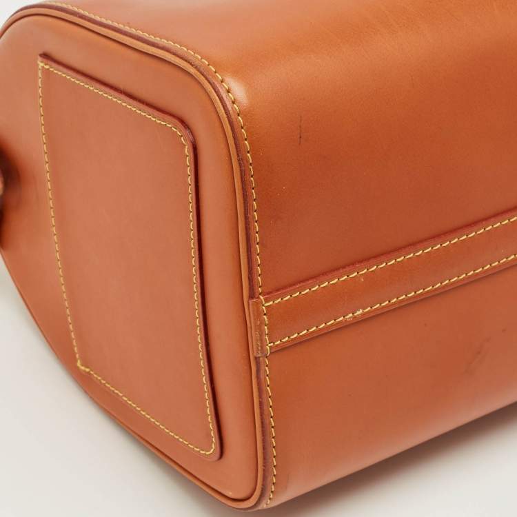 Pre Owned Louis Vuitton Caramel Nomade Leather Speedy 30 Bag