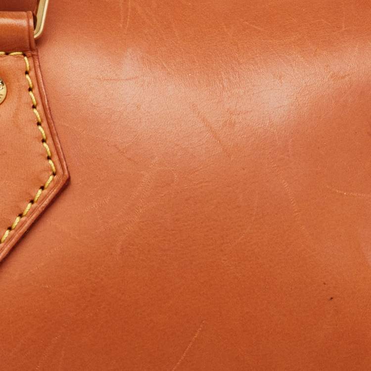 Pre Owned Louis Vuitton Caramel Nomade Leather Speedy 30 Bag