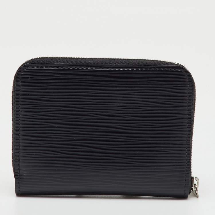 Pre Owned Louis Vuitton Black Epi Leather Zippy Coin Purse