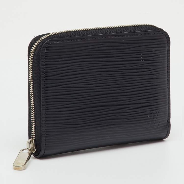 Pre Owned Louis Vuitton Black Epi Leather Zippy Coin Purse