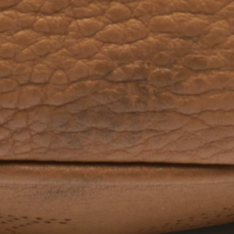 Pre Owned Louis Vuitton Caramel Monogram Mahina Leather Selene GM Bag