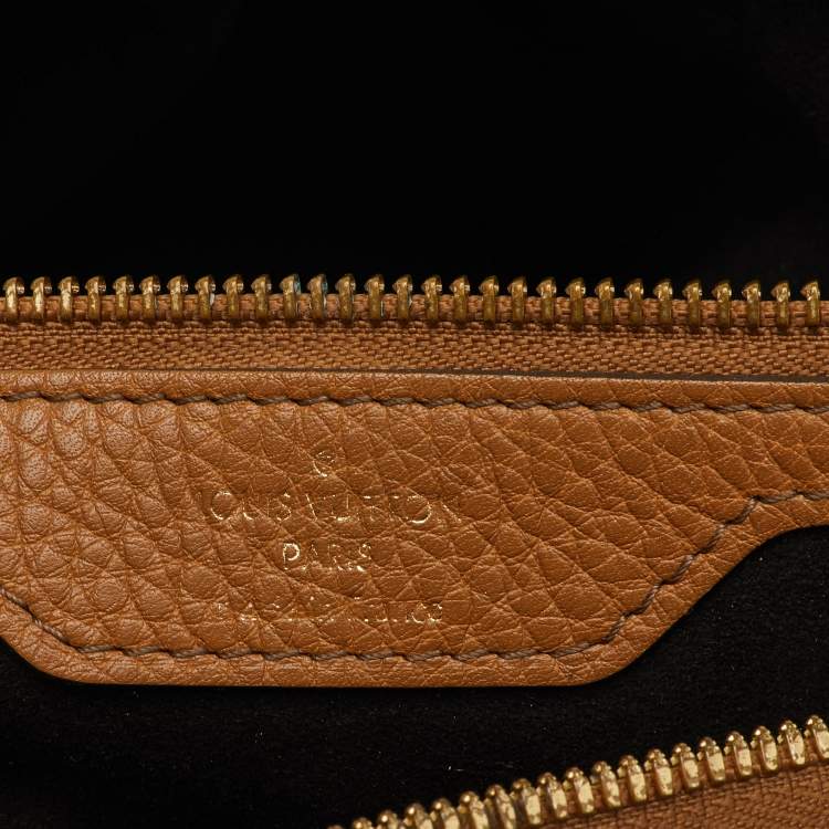 Pre Owned Louis Vuitton Caramel Monogram Mahina Leather Selene GM Bag